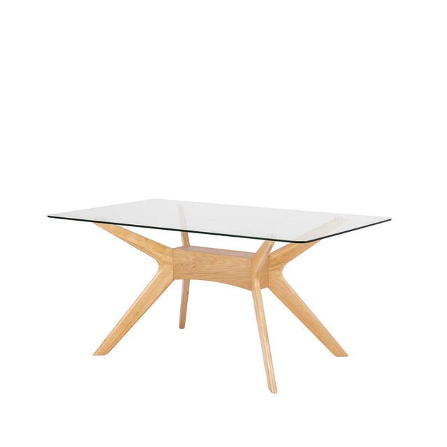 Mesa de Comedor Della Roble y Vidrio | vista secundaria | Somcasa Vlc | 00MS208944 | imagen 2