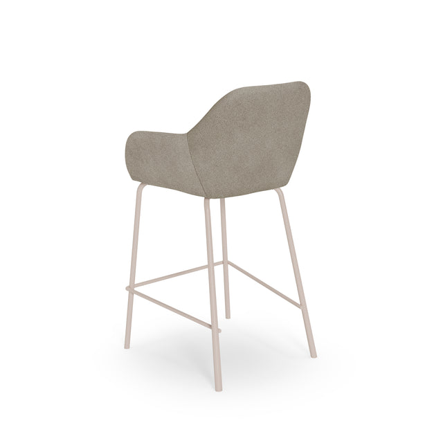 Taburete Bajo Jacob Taupe Beige | vista principal | Somcasa Vlc | 00SL127130