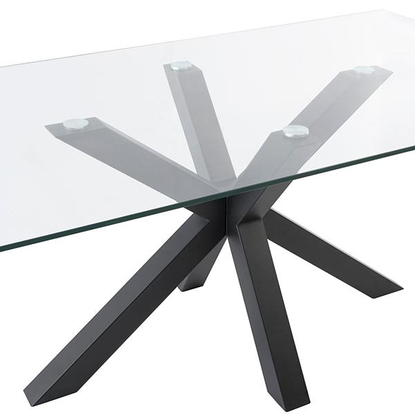 Mesa de Comedor Demi Metal y Vidrio | vista secundaria | Somcasa Vlc | 00MS209307 | imagen 2