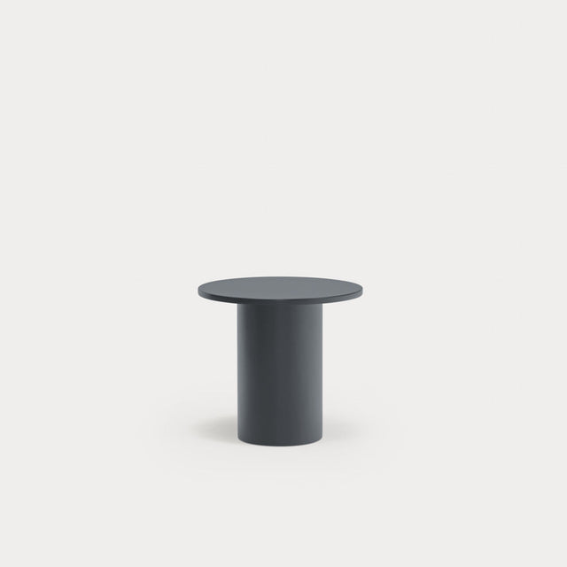 Mesa Auxiliar Redonda Totem Ø 50 Gris Antracita