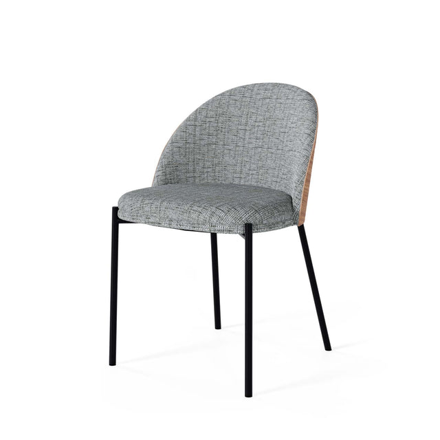 Silla Tapizada Casandra Taupe