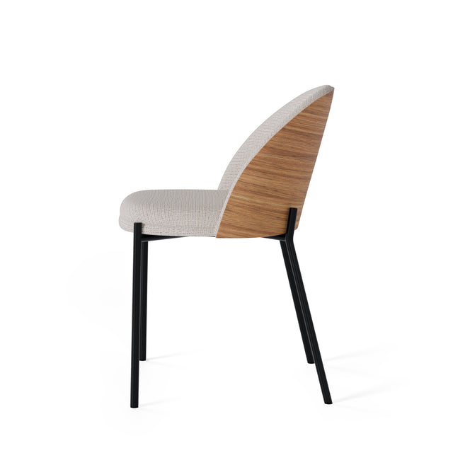 Silla Tapizada Casandra Taupe