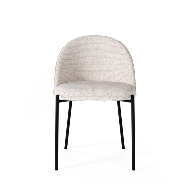Silla Tapizada Casandra Taupe