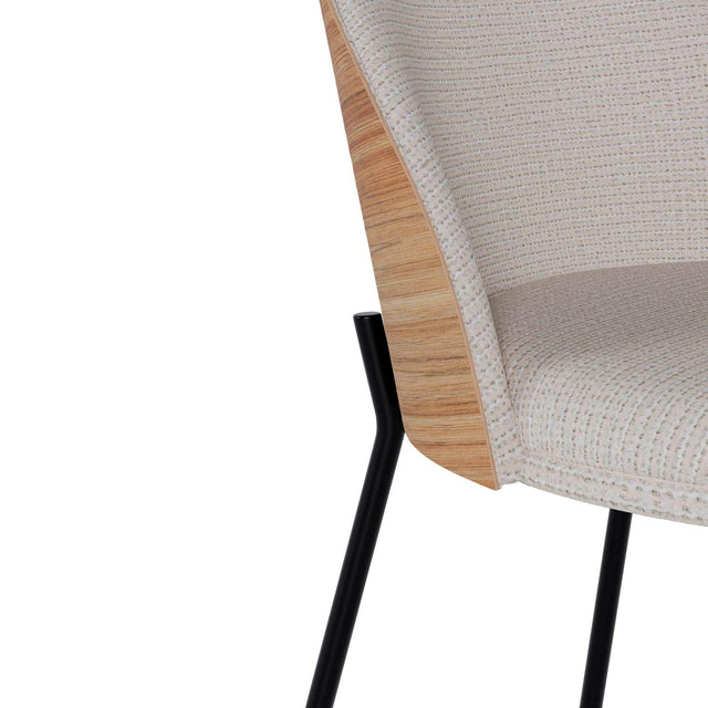 Silla Tapizada Casandra Taupe