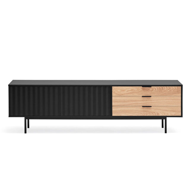 Mueble TV Sierra 140 en ambiente de estilo nórdico
