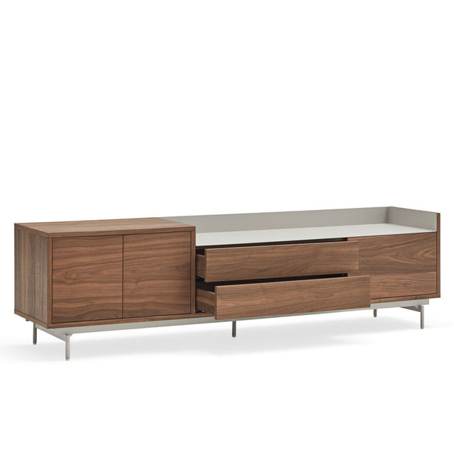 Mueble tv Valley Roble - Nogal 180cm Nogal/gris claro Teulat