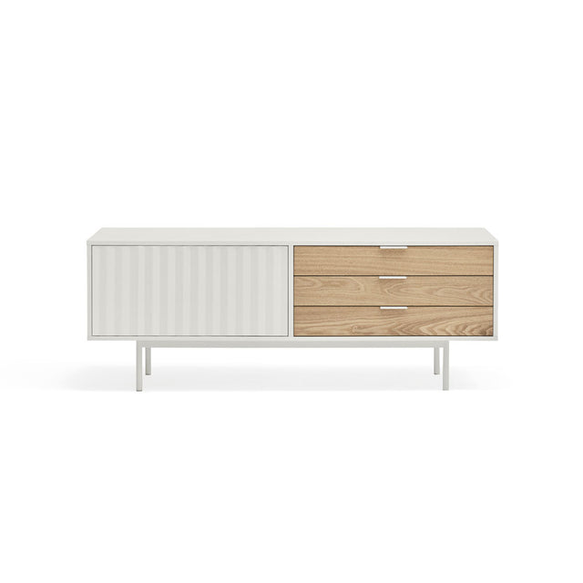 Mueble tv Sierra 180cm - 140cm Blanco 140cm Teulat