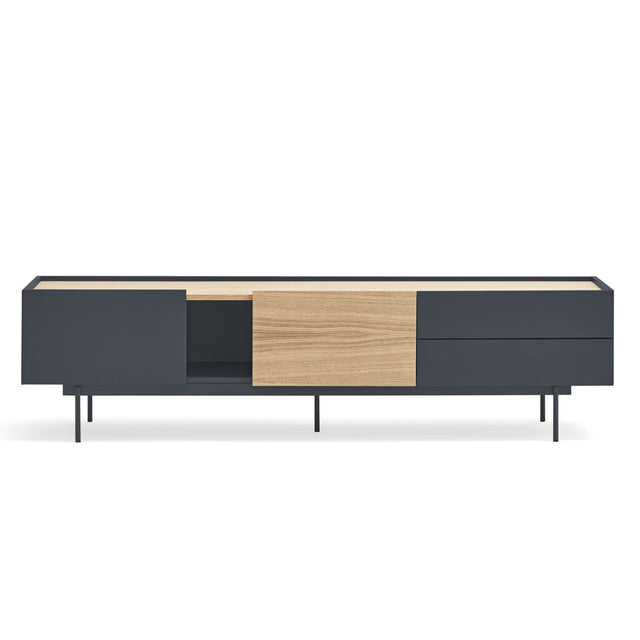 Mueble tv Otto 180cm Gris antracita Teulat