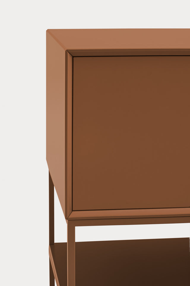 Mueble TV Platt 220 Arcilla en ambiente de estilo nórdico