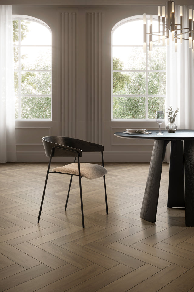 Mesa de Comedor Redonda Zuri Ø 120 Negra, vista adicional