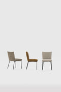 Silla de comedor Naomi Moca, en ambiente de comedor