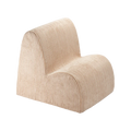 Silla Infantil Nube de Pana Beige con acabado beige vista principal de estilo nórdico