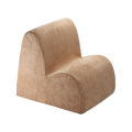 Silla Infantil Nube de Pana Marrón vista principal de estilo nórdico
