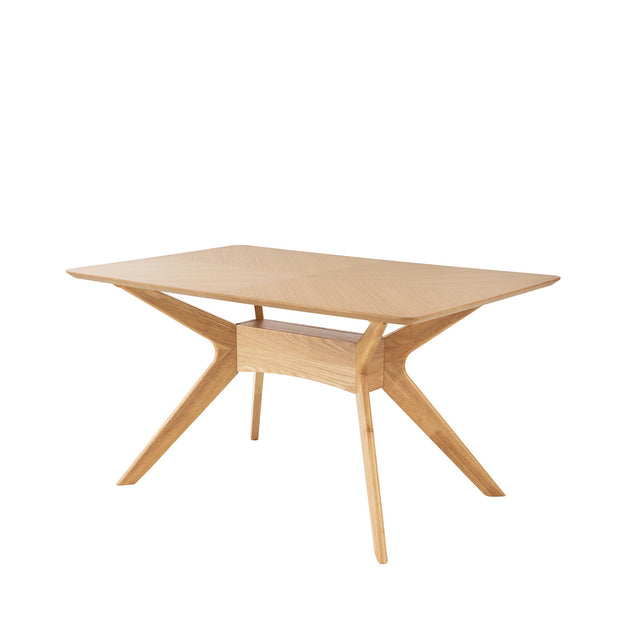 Mesa de Comedor Helga Fija Roble y MDF | composición decorativa | Somcasa Vlc | 00MS206933 | imagen 8