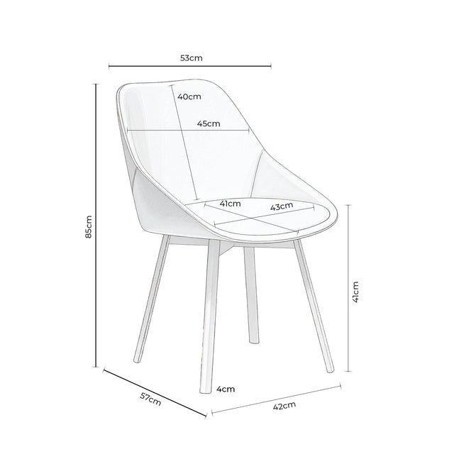 Silla Amelie Dark Gris | detalle de materiales | Somcasa Vlc | 00SL109222 | imagen 7