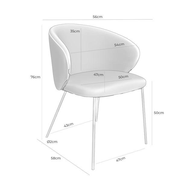 Silla Merida Beige | detalle de materiales | Somcasa Vlc | 00SL118825 | imagen 7