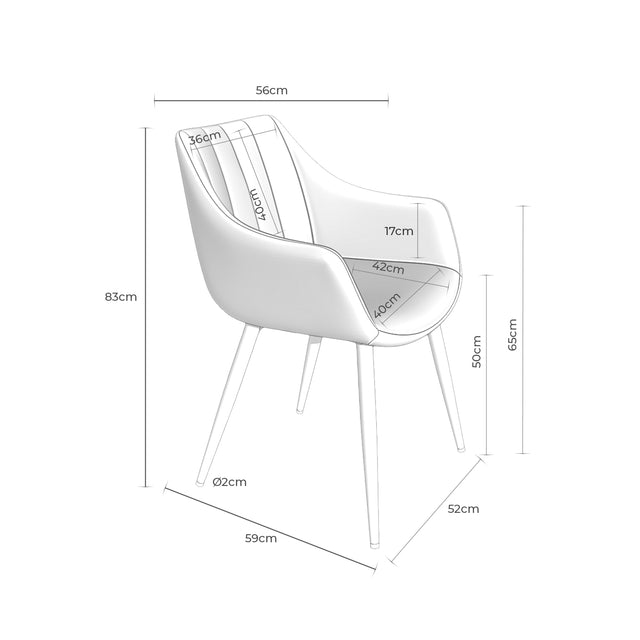 Silla Fiona Dark Gris | imagen de ambiente | Somcasa Vlc | 00SL106822 | imagen 6
