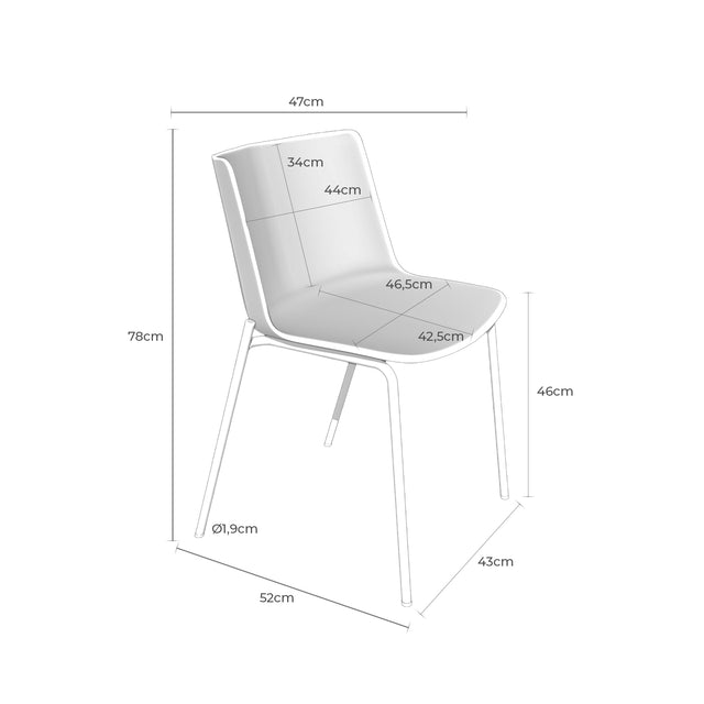 Silla Cady Blanco | composición decorativa | Somcasa Vlc | 00SL115602 | imagen 8
