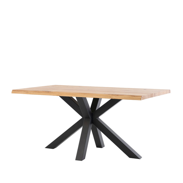 Mesa de Comedor Grace Roble y Metal | detalle de materiales | Somcasa Vlc | 00MS207407 | imagen 7