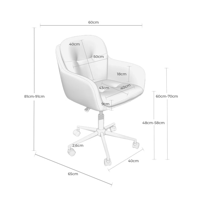 Silla Oficina Ontario Gris | imagen de ambiente | Somcasa Vlc | 00OF100622 | imagen 6