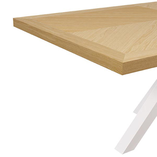Mesa de Comedor Elaine Fija Roble y Metal | detalle de diseño | Somcasa Vlc | 00MS215724 | imagen 3