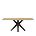 Mesa de Comedor Elaine Fija Roble y Metal | vista principal | Somcasa Vlc | 00MS215814