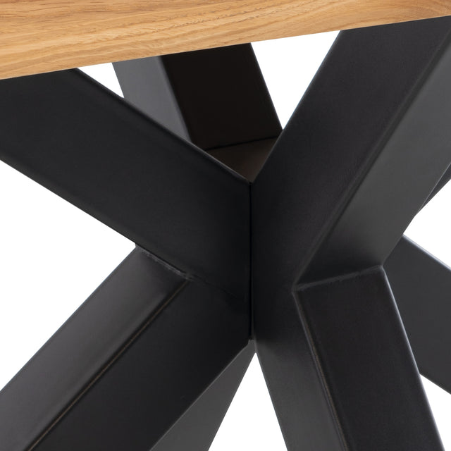 Mesa de Comedor Grace Roble y Metal | detalle de diseño | Somcasa Vlc | 00MS207207 | imagen 3