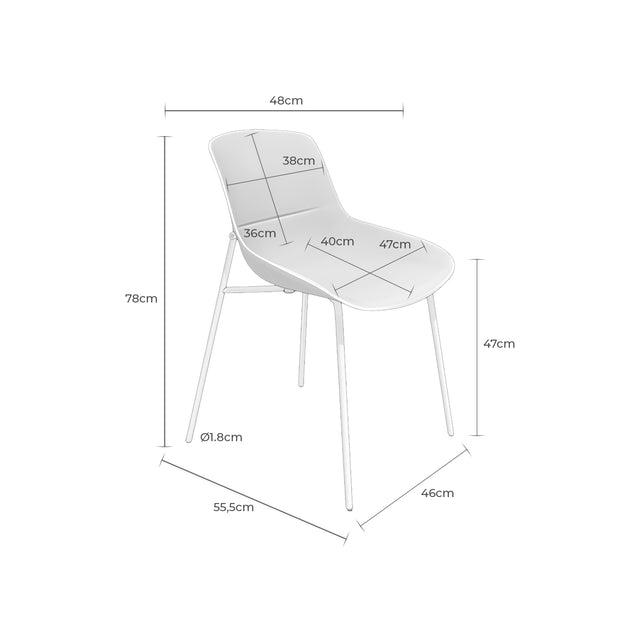 Silla Diletta Beige | vista de producto | Somcasa Vlc | 00SL122425 | imagen 9