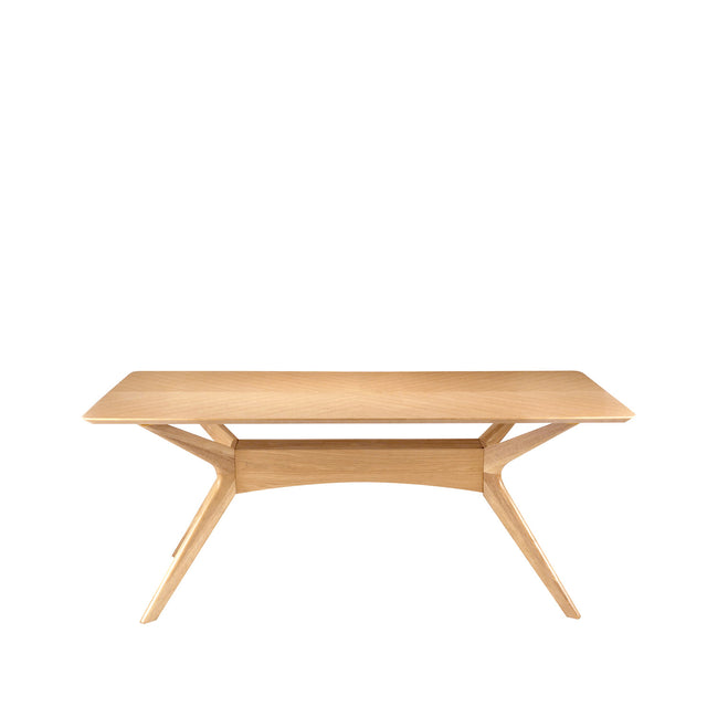 Mesa de Comedor Helga Fija Roble y MDF | vista principal | Somcasa Vlc | 00MS201233