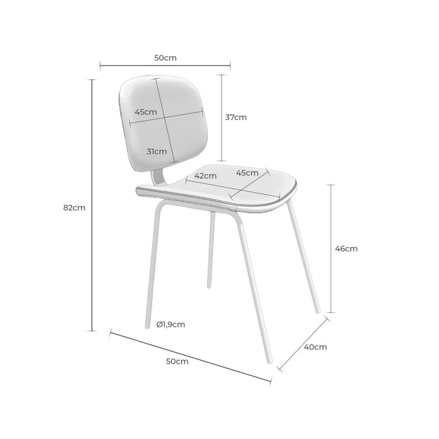 Silla Winona Gris | composición decorativa | Somcasa Vlc | 00SL118222 | imagen 8