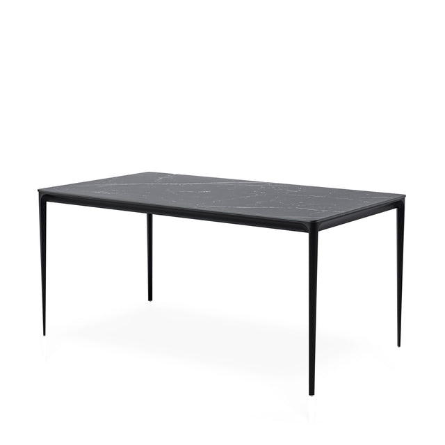 Mesa Arya 180 cm Rectangular Sahara/Negro de Somcasa Vlc - imagen 6