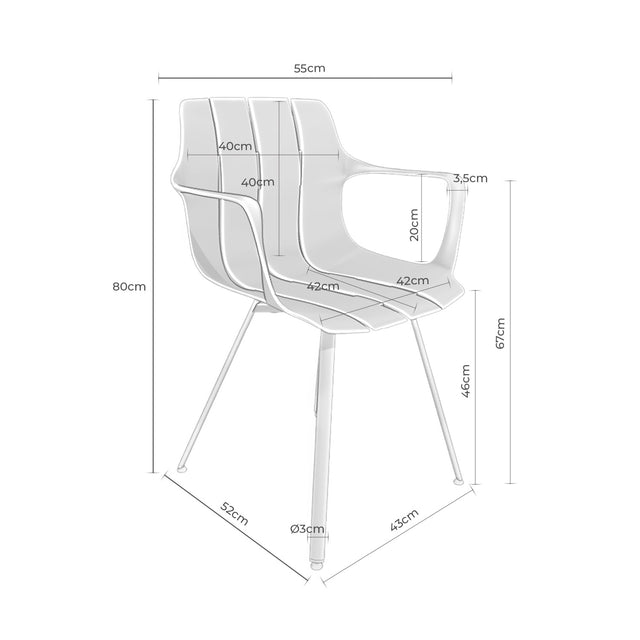 Silla Yamal Negro | composición decorativa | Somcasa Vlc | 00SL119701 | imagen 8
