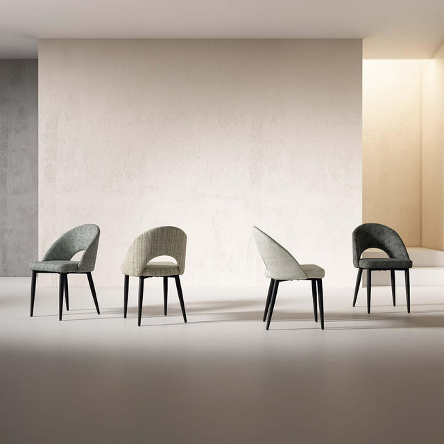Silla Doris Gris claro | detalle de materiales | Somcasa Vlc | 00SL121121 | imagen 7