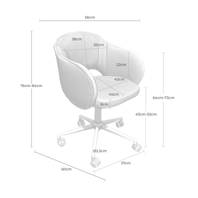 Silla Oficina Tallin Gris claro | imagen de ambiente | Somcasa Vlc | 00OF101821 | imagen 6