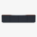 Mueble TV Nolla 200 Nolla Gris Antracita con acabado gris vista frontal de estilo nórdico
