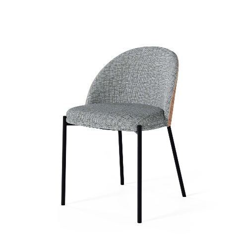 Silla Tapizada Casandra Taupe