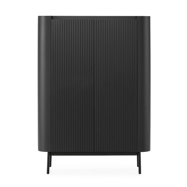 Mueble Auxiliar Willa 100 Negro, detalle del diseño