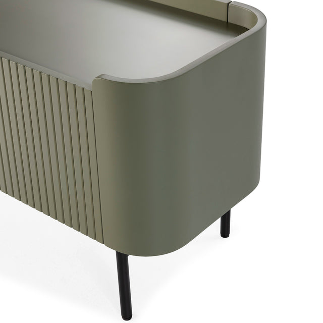 Mueble TV Willa 180 Verde, detalle del acabado