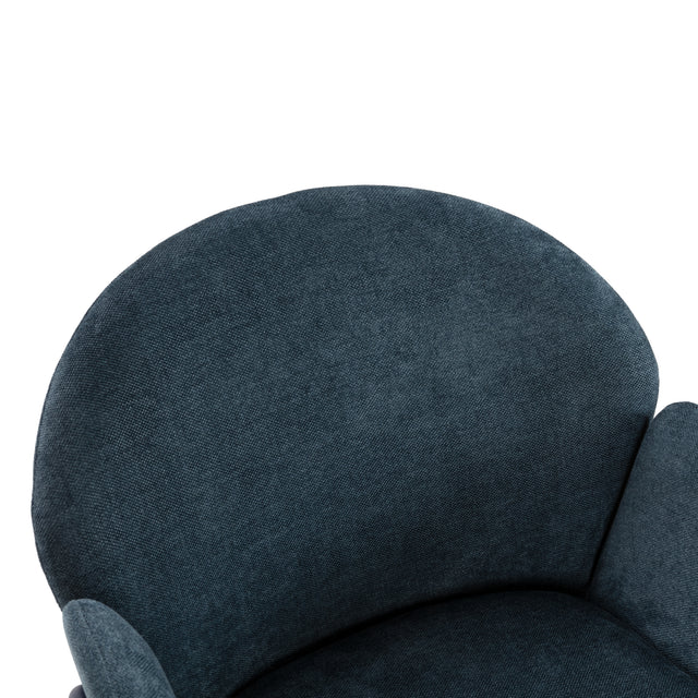 Silla de Comedor Tapizada Aslin Azul, vista adicional
